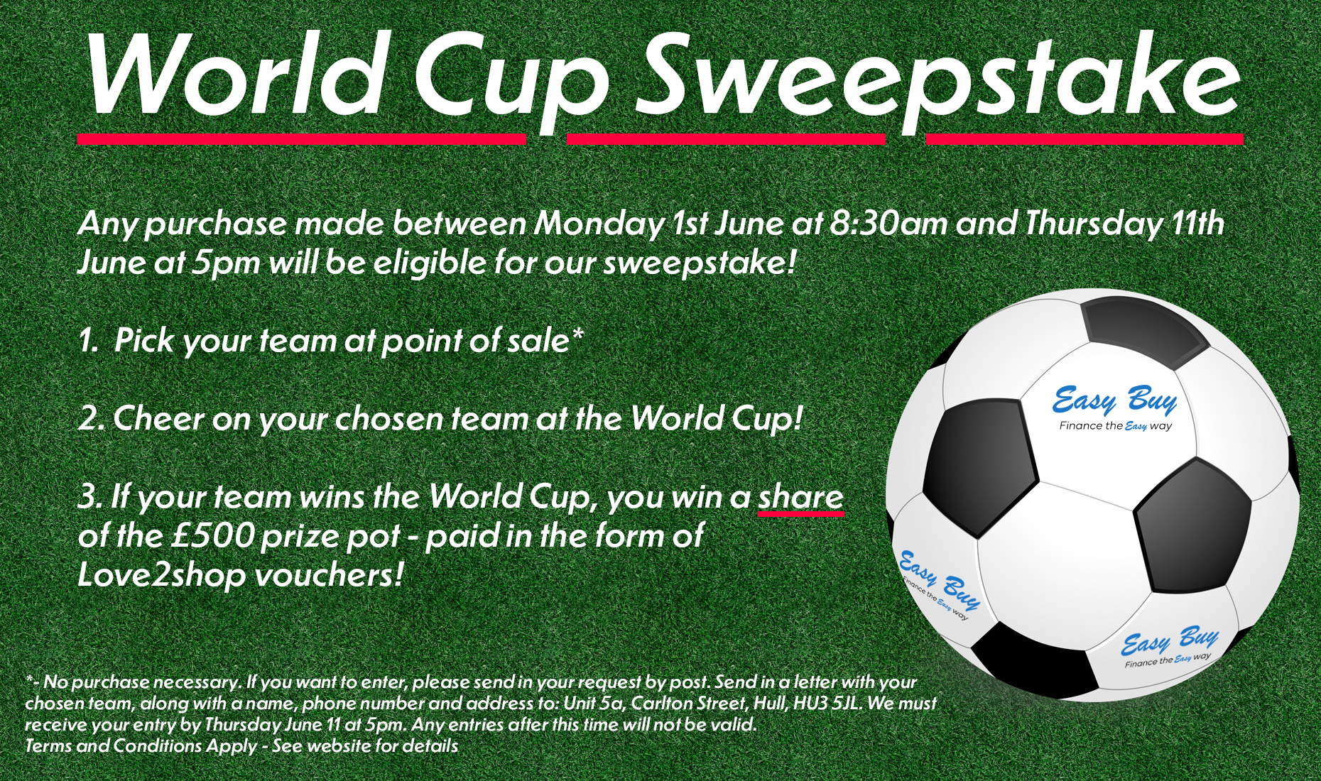 World Cup Sweepstake!